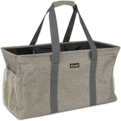 Tas Tote Ekstra Besar Untuk Perlengkapan ikan paus dengan bingkai kawat untuk penyimpanan (biru, 16,5'X14'X10'')