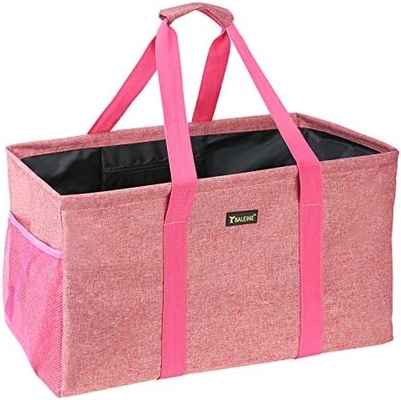 Tas Tote Ekstra Besar Untuk Perlengkapan ikan paus dengan bingkai kawat untuk penyimpanan (biru, 16,5'X14'X10'')