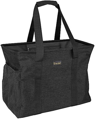 Tas Tote Ekstra Besar Untuk Perlengkapan ikan paus dengan bingkai kawat untuk penyimpanan (biru, 16,5'X14'X10'')