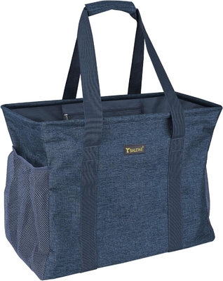 Tas Tote Ekstra Besar Untuk Perlengkapan ikan paus dengan bingkai kawat untuk penyimpanan (biru, 16,5'X14'X10'')
