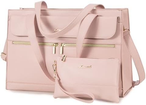 Lovevook laptop tas untuk wanita 15,6 inci laptop TOTE tas kerja kulit profesional komputer briefcase waterproof bisnis