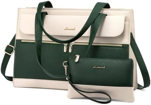 Lovevook laptop tas untuk wanita 15,6 inci laptop TOTE tas kerja kulit profesional komputer briefcase waterproof bisnis