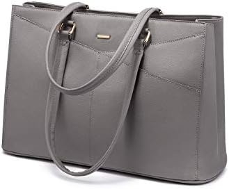 Laptop TOTE BAG FOR WOMEN 15.6 INCH WATERPURF LEATHER KOPI KOPI KOPI KOPI KOPI KOPI KOPI KOPI BLACK