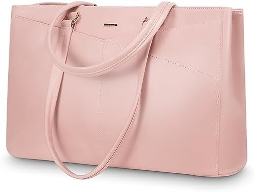 Laptop TOTE BAG FOR WOMEN 15.6 INCH WATERPURF LEATHER KOPI KOPI KOPI KOPI KOPI KOPI KOPI KOPI BLACK