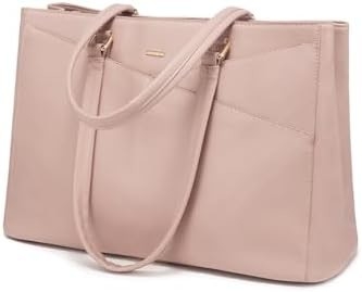 Laptop TOTE BAG FOR WOMEN 15.6 INCH WATERPURF LEATHER KOPI KOPI KOPI KOPI KOPI KOPI KOPI KOPI BLACK