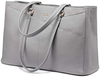 Laptop TOTE BAG FOR WOMEN 15.6 INCH WATERPURF LEATHER KOPI KOPI KOPI KOPI KOPI KOPI KOPI KOPI BLACK