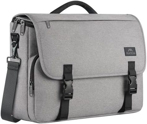 Tas Pesan untuk Pria, Wanita BRIEFCASES ringan pria laptop tas 15,6 inci tahan air sekolah crossbody