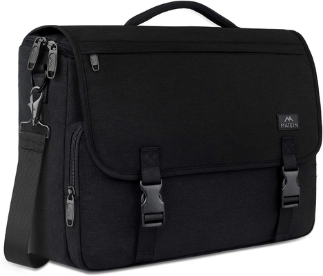 Tas Pesan untuk Pria, Wanita BRIEFCASES ringan pria laptop tas 15,6 inci tahan air sekolah crossbody