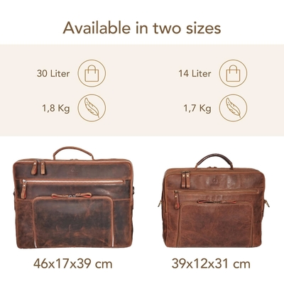 Tas Laptop San Francisco 17 Inci Aku Tas Bahu Kulit Kerajinan Tangan Untuk Notebook Aku Tas Kantor,