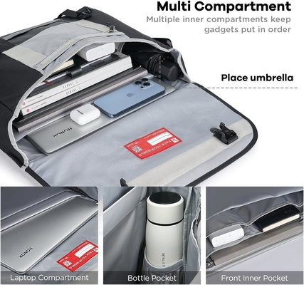 15.6 Inch Laptop tas crossbody wanita kasual tas bahu tas sekolah perjalanan kantor briefcase