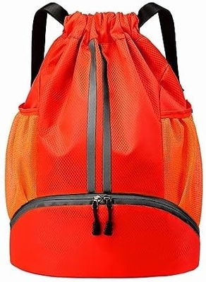 HOEDIA SPORTS DRAWSTRING BACKPACK - STRING SWIM GYM BAG DENGAN KAMAR KEPALUAN Dan kantong anti basah untuk wanita&amp;pria