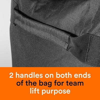 Fitdom 130L 36&quot; Heavy Duty Ekstra Besar Olahraga Gym Peralatan Perjalanan Tas Duffle W / Adjustable Shoulder Strap &amp; 7 Kompartemen