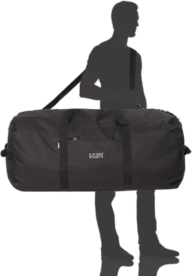 KERJA Berat kargo duffel besar olahraga gear drum set peralatan hardware travel bag atap rak tas (36 &quot;x 17&quot; x 17&quot;, NAVY)