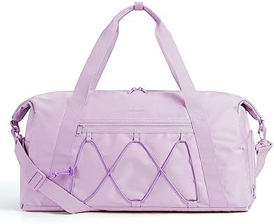 Tas Gym BAGSMART Dengan Ruang Sepatu &amp; Kantong Basah, Tas Duffel Perjalanan Olahraga Ringan, C TO STORE SPORTS SHOES WATER