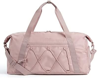 Tas Gym BAGSMART Dengan Ruang Sepatu &amp; Kantong Basah, Tas Duffel Perjalanan Olahraga Ringan, C TO STORE SPORTS SHOES WATER