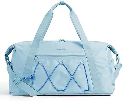 Tas Gym BAGSMART Dengan Ruang Sepatu &amp; Kantong Basah, Tas Duffel Perjalanan Olahraga Ringan, C TO STORE SPORTS SHOES WATER
