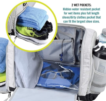 Tas Duffel yang Dirancang Dengan 10 Kompartemen Optimal Termasuk Sepatu Paspor yang Tahan Air