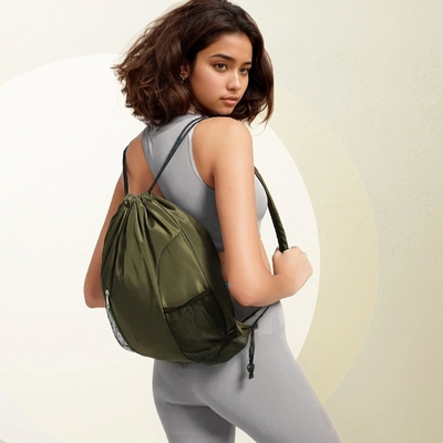 BEEGREEN DRAWSTRING-BACKPACK-GYM-BAG, BAG Olahraga Besar, BAG KERANJANG KERANJANG KERANJANG KERANJANG KERANJANG untuk Pria dan Wanita Merah