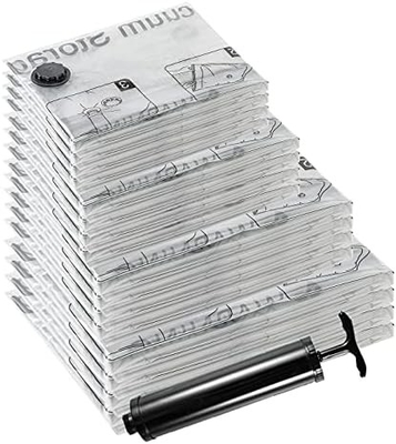 SUOCO 8 KOPO KOPO VAKUUM MEDIUM, KOPO SPACE SAVER DENGAN PEMPOM TANGAN PERJALANGAN, KOPO KOPO KOPO KOPO KOPO KOPO KOPO KOPO