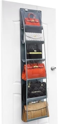 ORGANIZER dompet - 2 Paket, GANGER dompet、2024 MODEL、ORGANIZER dompet untuk lemari、HUK logam tebal, penyimpanan tas tangan
