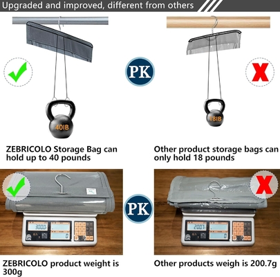 ORGANIZER dompet - 2 Paket, GANGER dompet、2024 MODEL、ORGANIZER dompet untuk lemari、HUK logam tebal, penyimpanan tas tangan