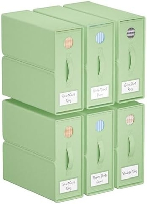 Organiser Sheet dan Storage, 4-Pack, Queen/King Size (Grey), Bed Sheet Organizer, Kain Storage Bin untuk Sheets,