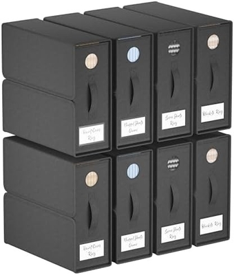 Organiser Sheet dan Storage, 4-Pack, Queen/King Size (Grey), Bed Sheet Organizer, Kain Storage Bin untuk Sheets,