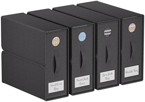 Organiser Sheet dan Storage, 4-Pack, Queen/King Size (Grey), Bed Sheet Organizer, Kain Storage Bin untuk Sheets,