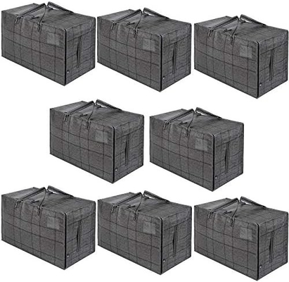 VENO 8 Paket Tas Pindah, Barang Pindah, Kotak Pindah, Kotak Penyimpanan Packing College Dengan Tutup Alternatif, Tugas Berat