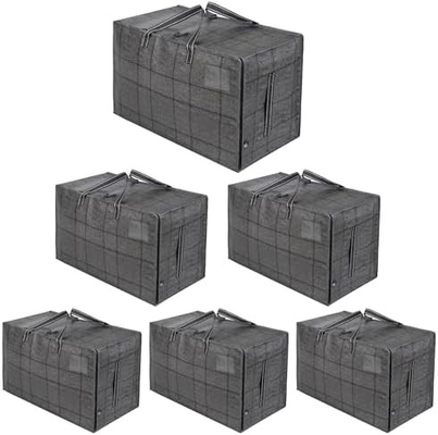 VENO 8 Paket Tas Pindah, Barang Pindah, Kotak Pindah, Kotak Penyimpanan Packing College Dengan Tutup Alternatif, Tugas Berat
