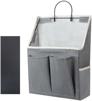 2 Paket Tas Gantung Dinding ORGANIZER keranjang dengan kantong untuk kamar mandi kamar tidur dapur kamar asrama esensial RV penyimpanan dan