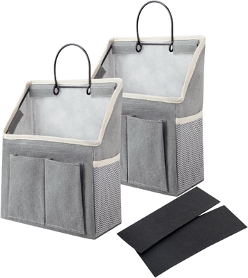 2 Paket Tas Gantung Dinding ORGANIZER keranjang dengan kantong untuk kamar mandi kamar tidur dapur kamar asrama esensial RV penyimpanan dan