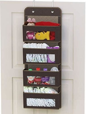 2 Paket Kantong Gantung Dinding Organiser Basket dengan kantong untuk kamar mandi kamar tidur dapur kamar tidur Rv Storage dan O
