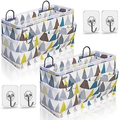 2PCS hanging basket untuk mengatur, kain dinding penyimpanan basket, wall organizer untuk lemari, dapur, kamar tidur, kantor,