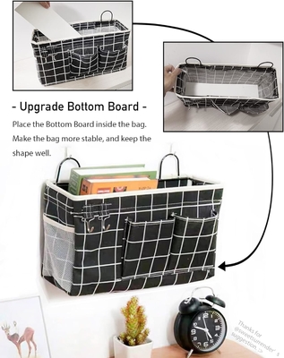 2PCS hanging basket untuk mengatur, kain dinding penyimpanan basket, wall organizer untuk lemari, dapur, kamar tidur, kantor,