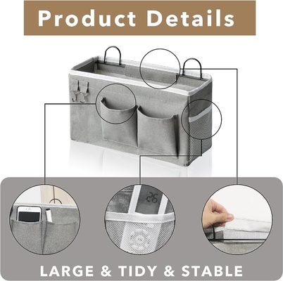 2PCS hanging basket untuk mengatur, kain dinding penyimpanan basket, wall organizer untuk lemari, dapur, kamar tidur, kantor,