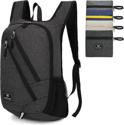 Tas ransel Daypack kecil 15L Hiking ransel lipat ransel kecil ringan tas ransel Packable paket hari perjalanan untuk wanita pria, bl