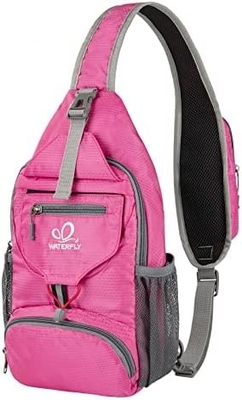 Airfly Packable kecil crossbody Sling ransel bahu tas dada Daypack untuk hiking perjalanan