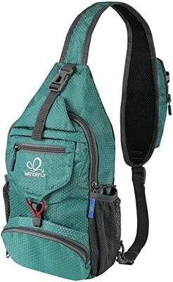 Airfly Packable kecil crossbody Sling ransel bahu tas dada Daypack untuk hiking perjalanan