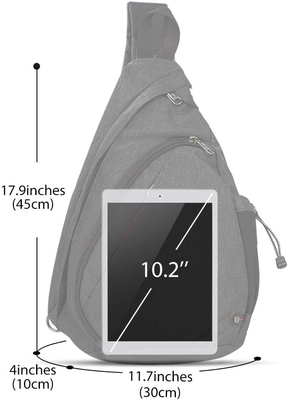 OutdoorMaster Sling Bag, Hiking Daypack, Crossbody Shoulder Chest Urban Outdoor Travel Backpack untuk Wanita &amp; Pria