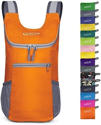 G4Free Tas ransel kecil 11 L lipat ultralight untuk perjalanan, berkemah, olahraga, bersepeda, pria dan wanita