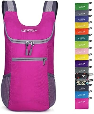 G4Free Tas ransel kecil 11 L lipat ultralight untuk perjalanan, berkemah, olahraga, bersepeda, pria dan wanita