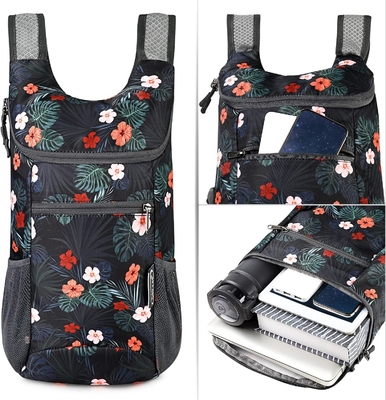 G4Free Tas ransel kecil 11 L lipat ultralight untuk perjalanan, berkemah, olahraga, bersepeda, pria dan wanita