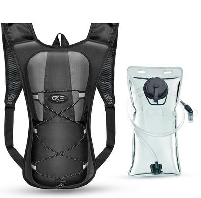 Tas ransel hidrasi Paket hidrasi Tas ransel air dengan 2L (70 ons) hidrasi kandung kemih untuk pria wanita anak-anak untuk berlari