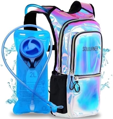 Paket Hidrasi Sojourner, Tas ransel hidrasi - Tas ransel air dengan 2 liter hidrasi kandung kemih, Festival Essential - Rave
