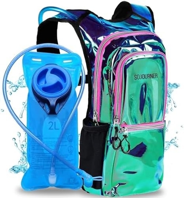 Paket Hidrasi Sojourner, Tas ransel hidrasi - Tas ransel air dengan 2 liter hidrasi kandung kemih, Festival Essential - Rave