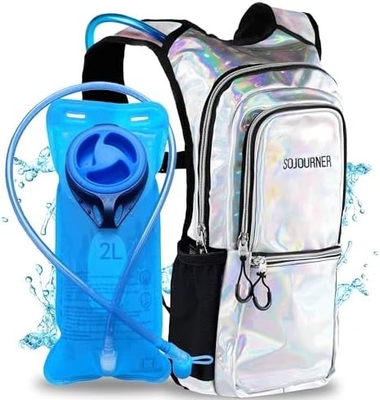Paket Hidrasi Sojourner, Tas ransel hidrasi - Tas ransel air dengan 2 liter hidrasi kandung kemih, Festival Essential - Rave