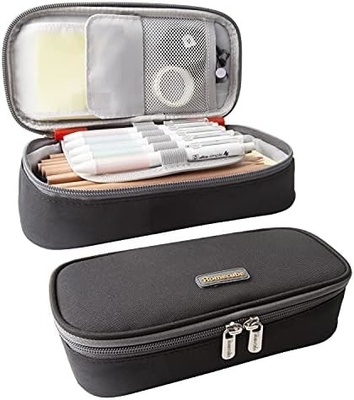 Homecube Pencil Case Kapasitas Pencil Holder Box Makeup Pen Tas Kantong Kain Oxford Storage Bag Besar