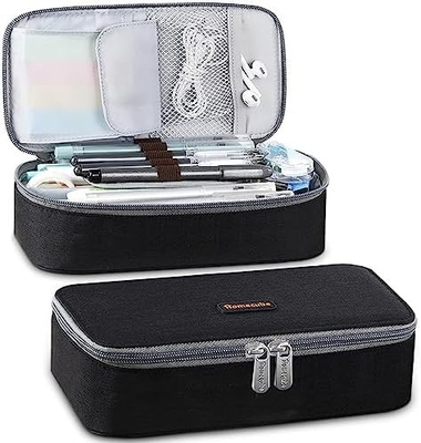 Homecube Pencil Case Kapasitas Pencil Holder Box Makeup Pen Tas Kantong Kain Oxford Storage Bag Besar