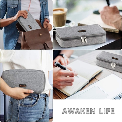 Homecube Pencil Case Kapasitas Pencil Holder Box Makeup Pen Tas Kantong Kain Oxford Storage Bag Besar